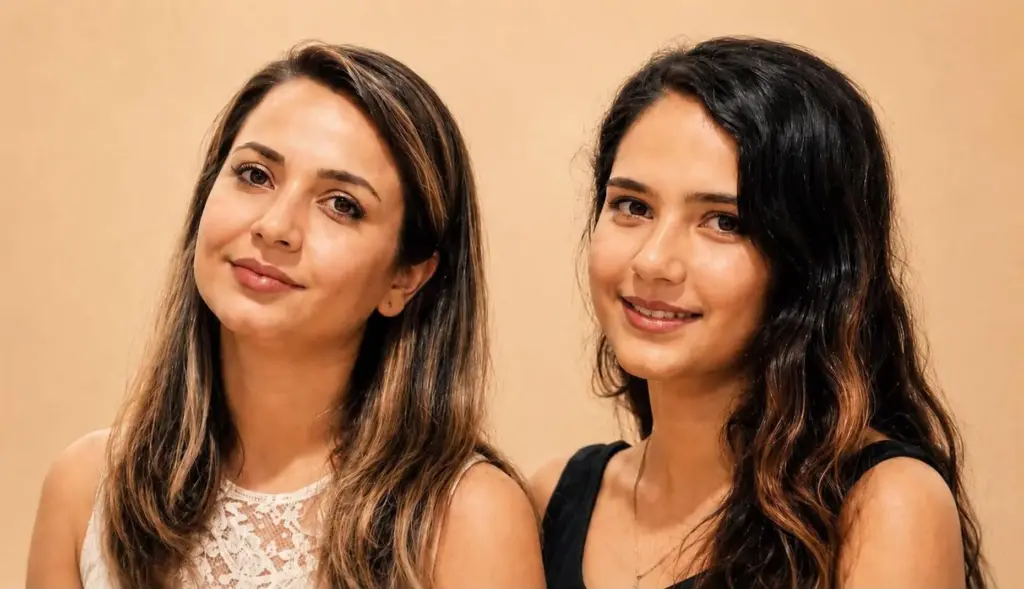 Mandana Sotoudeh and her sister Mahsa Sotoudeh.