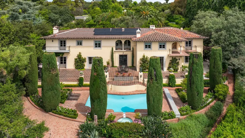 The historic W. Van E. Thompson Estate in San Marino...