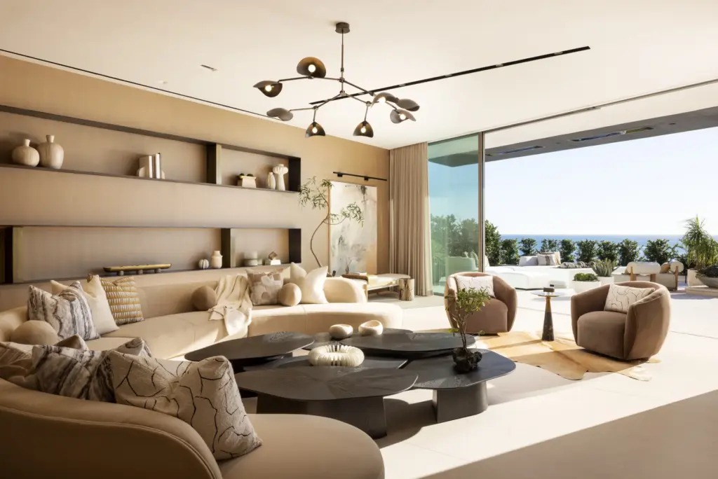 The formal living room. (Photo by Andrew Bramasco)