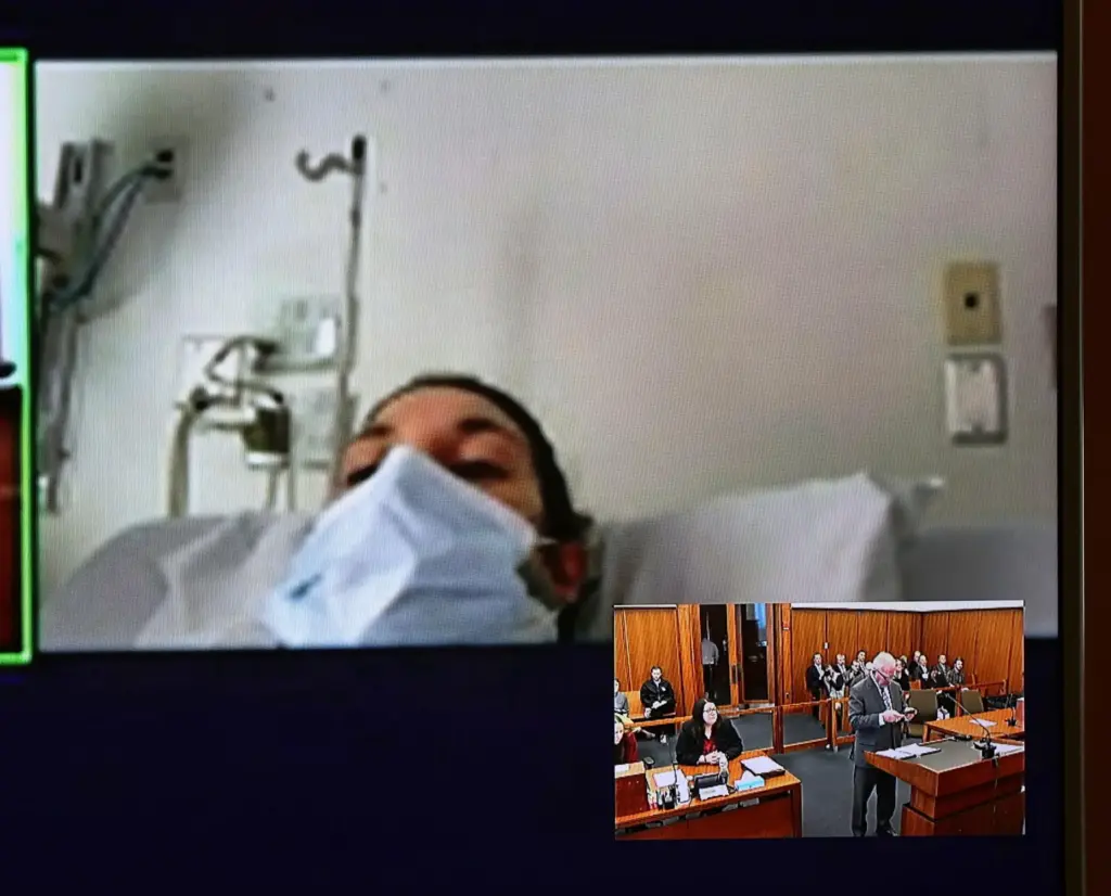 FILE – In this image from video, Lindsay Clancy, with...