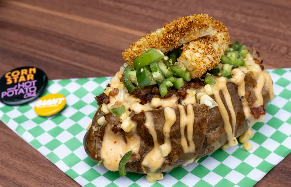 Street Corn baked potato from Corn Star & Hot Potato...