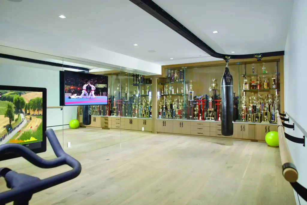 The dance studio serves a multi-discipline fitness room. (Photo by...