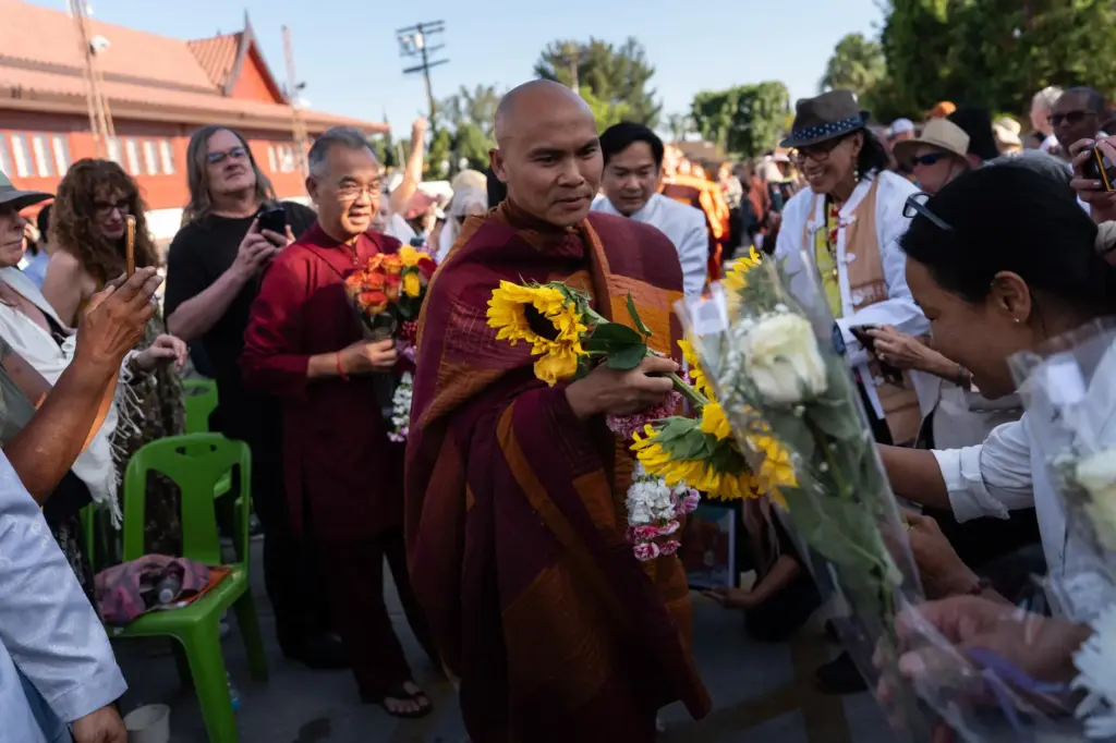 Bhikkhu Pannakara, a Buddhist monk who led a Walk for...