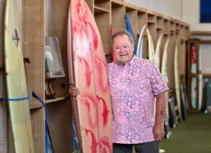 World Surf League’s first pro surfing champion PT Townend reflects on 50th anniversary