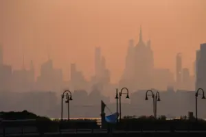 Uncertainty clouds the forecast on whether wildfire smoke will affect the World Cup final