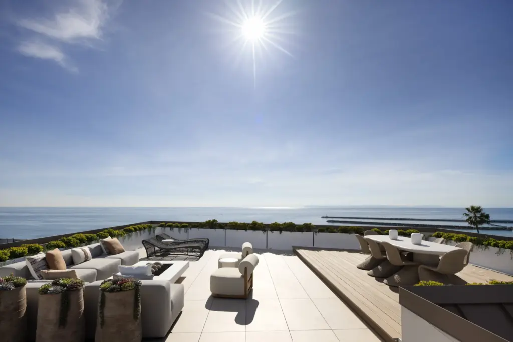 The rooftop terrace. (Photo by Andrew Bramasco)