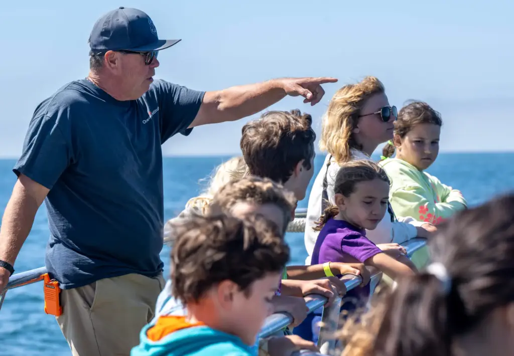 Brad Rettele, the First Mate on the Research Vessel Sea...