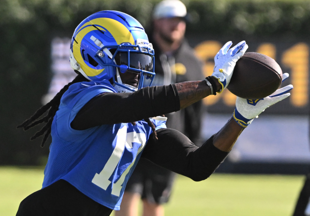 Rams wide receiver Davante Adams during the first day of...