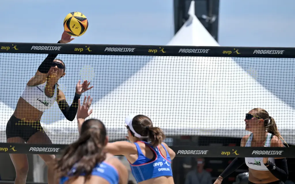 Maddie Anderson and Alaina Chacon, with L.A. Launch, win against...
