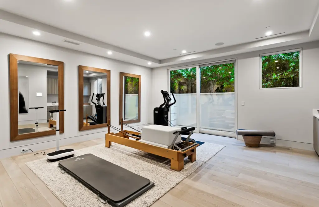 The spa-inspired fitness area. (Photo by Jon Encarnacion)