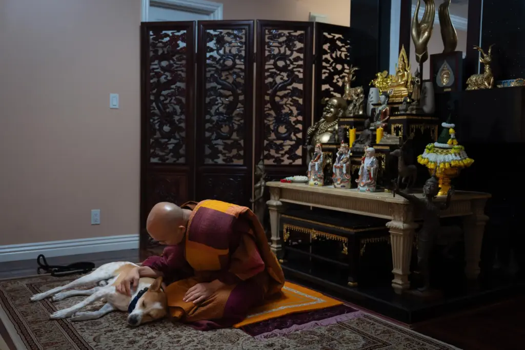 Bhikkhu Pannakara, a Buddhist monk who led a Walk for...