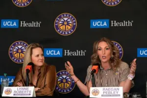 Sparks part ways with GM Raegan Pebley, assistants to share interim role