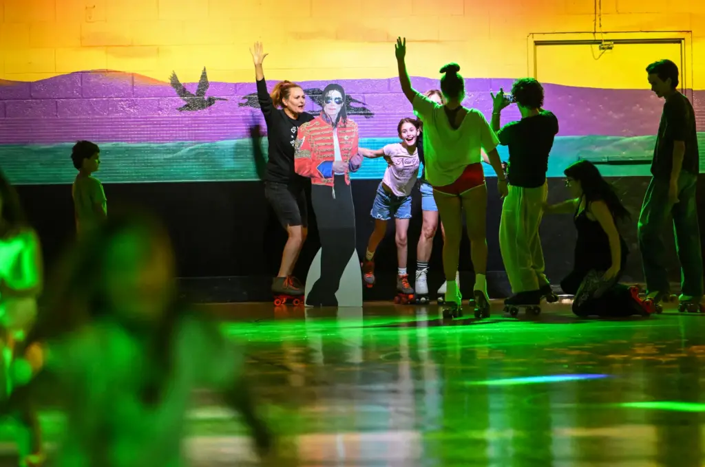 Roxanne Rubio, left, Lucy Cygan, 9, and Julie Saputo take...