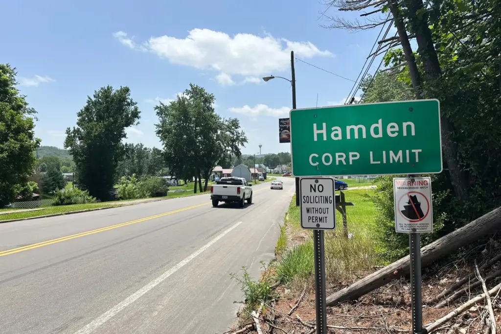 A sign marks the city’s limits Wednesday, July 1, 2026...