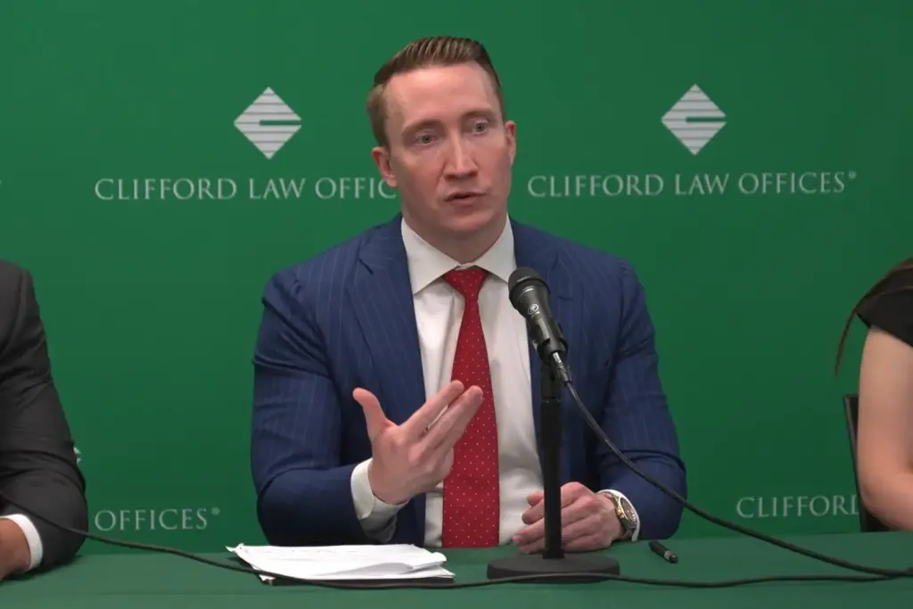 This image taken from video shows Joseph Murphy, from Clifford...