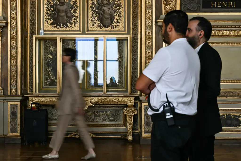Visitors arrive during the reopening to the public of the...