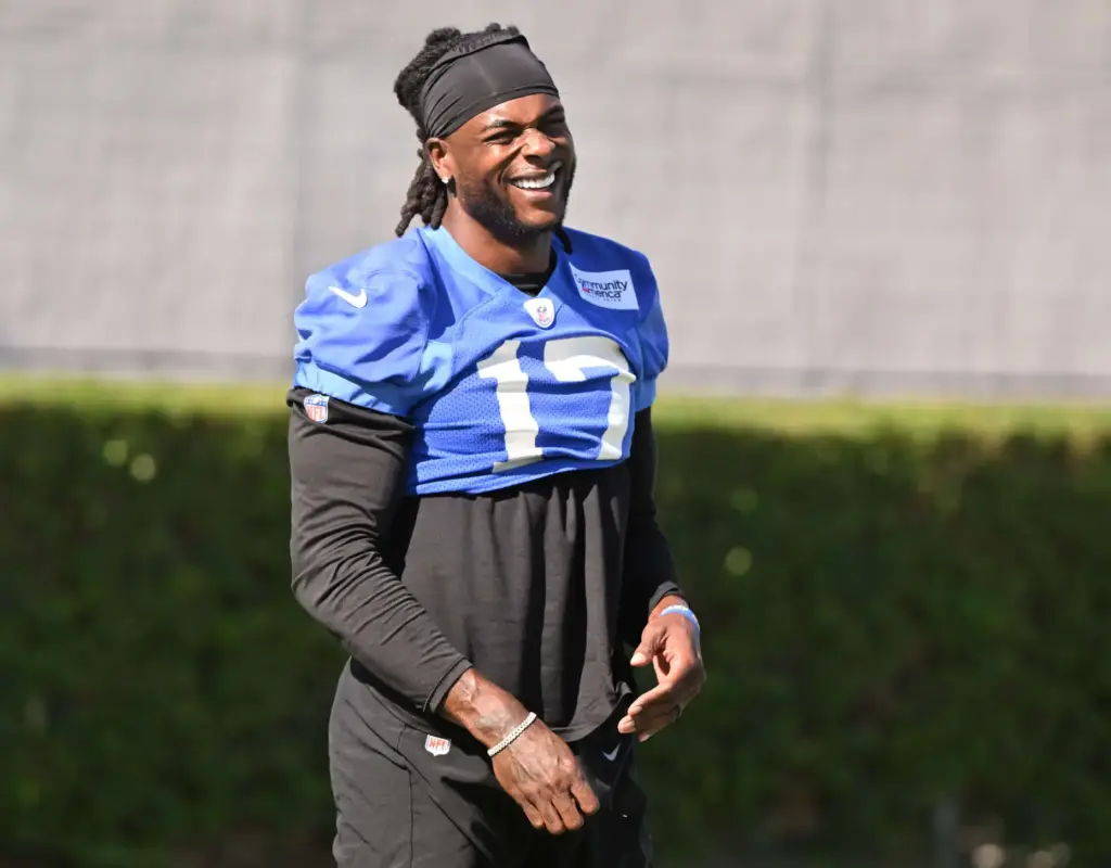Rams wide receiver Davante Adams during the first day of...