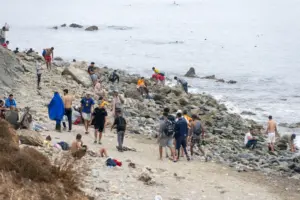 Spain’s PM blames trafficking gangs as 60,000 cross into Ceuta from Morocco, with 41 deaths