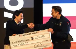Elon Musk likely broke the law by giving voters $1 million, Wisconsin board says