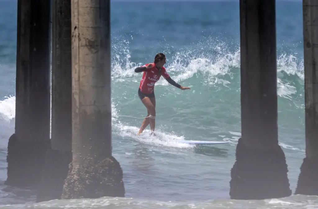 Honolua Blomfield of Haleiwa, Hawaii, who holds three World Longboard...