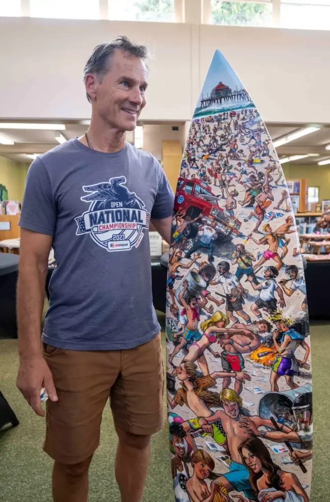 Surf and BMX artist Damian Fulton of El Segundo reveals...