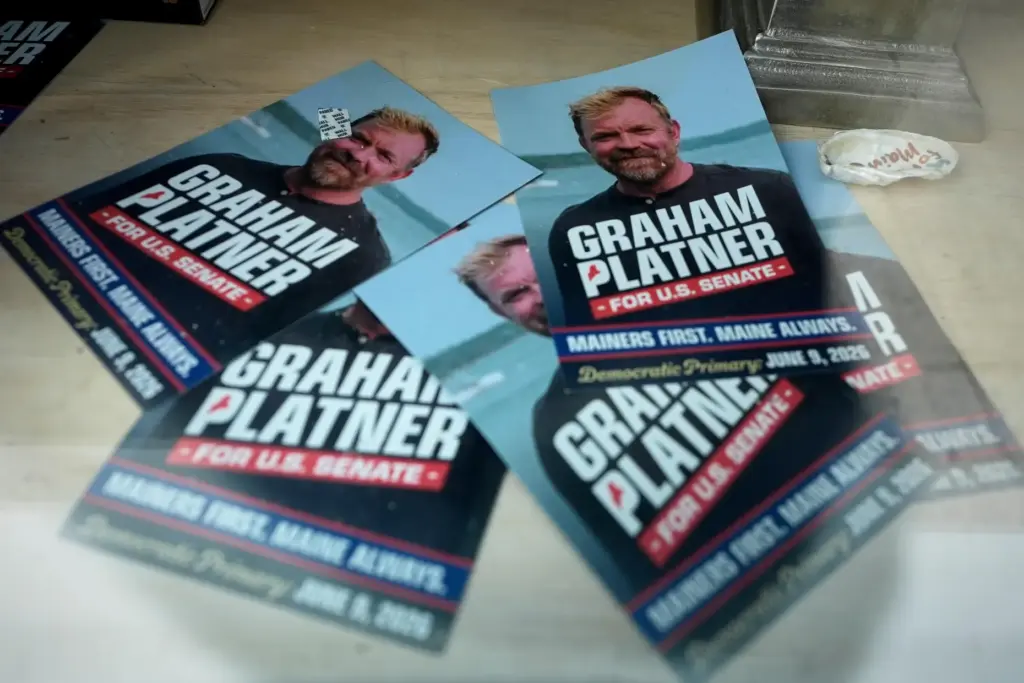 Campaign flyers for former Democratic candidate for U.S. Senate Graham...