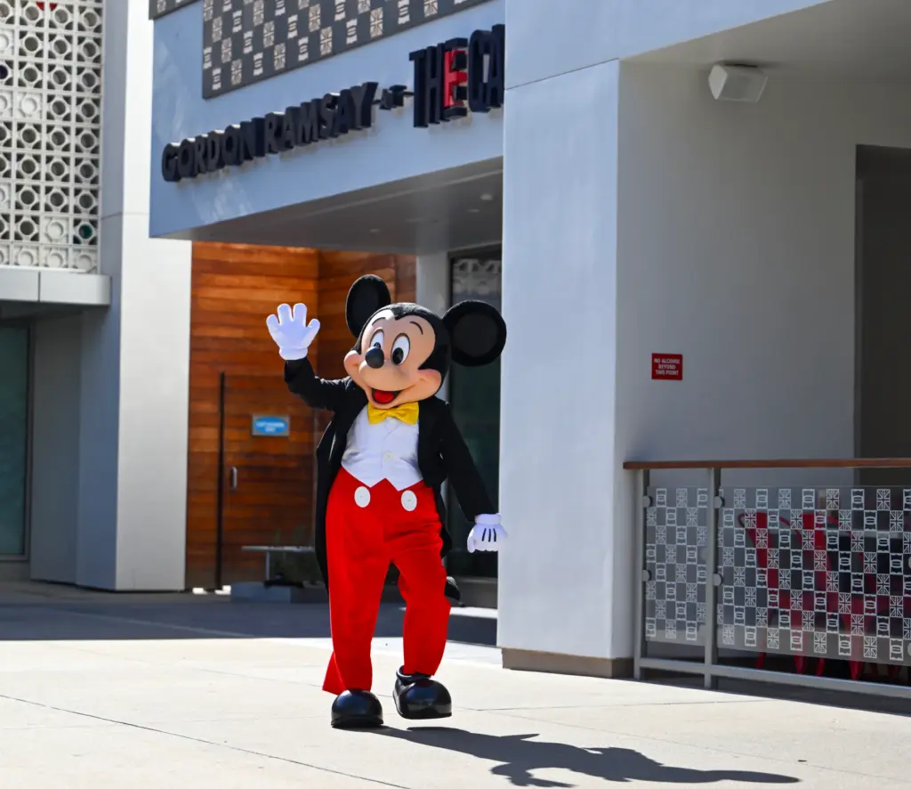 Mickey Mouse during the opening of Earl of Sandwhich at...