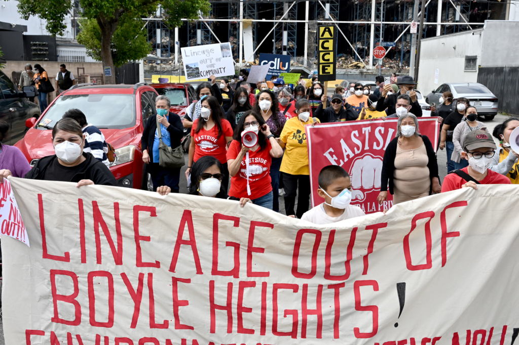 Residents and community organizations held a press conference and demonstration...