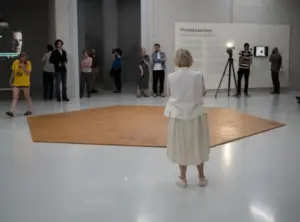 Peanut butter floor returns to Dutch museum as tribute to late artist