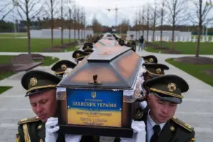 Ukraine buries its unknown soldiers as families wait for identification