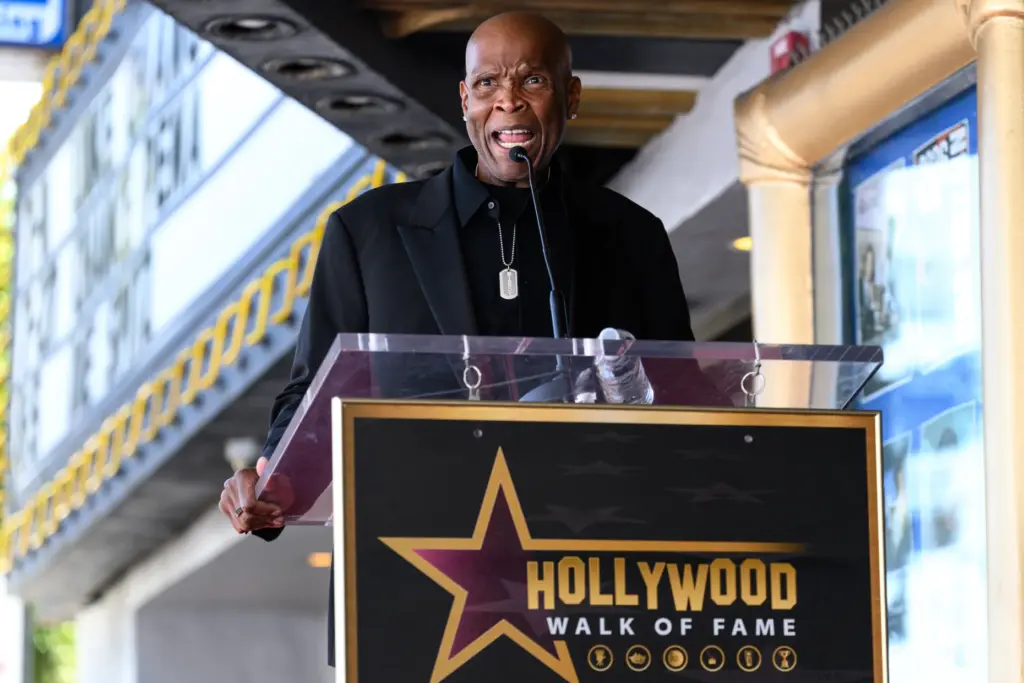 Radio host Big Boy speaks at hip hop group Bone...