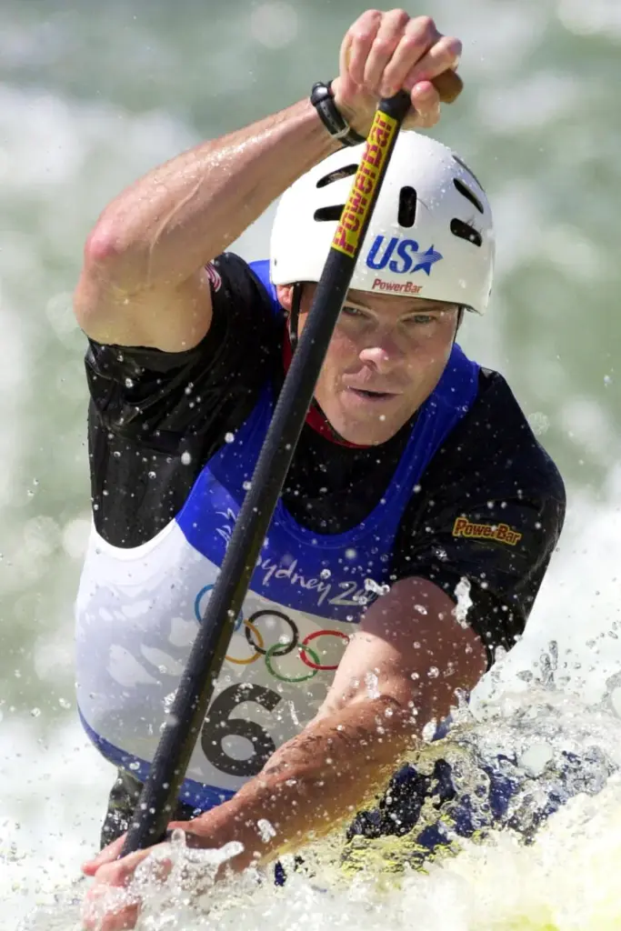FILE – American David Hearn, of Bethesda, Md., makes his...