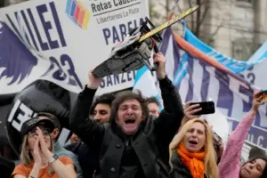 Argentine President Milei won’t attend the World Cup final, citing superstition