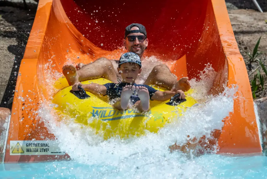 Zach Guilds of Laguna Hills rides Tikiâs Revenge with his...