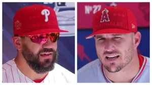 MLB All-Star notes: Phillies’ Schwarber, Angels’ Trout will lead off for NL, AL