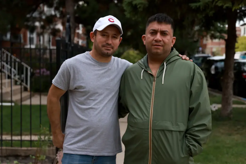 Brothers JosÃ© Gregorio GonzÃ¡lez, left, and Alfredo Pacheco, in Cicero...