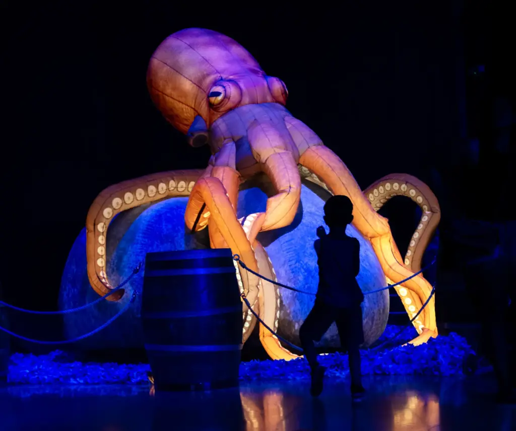 Shark Week at the Discovery Cube Orange County features giant...