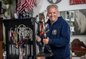 Meet the man who wants to put a bronze statue of President Trump in Huntington Beach