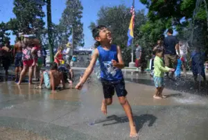 Santa Ana opens first dedicated splash pad at Portola Park