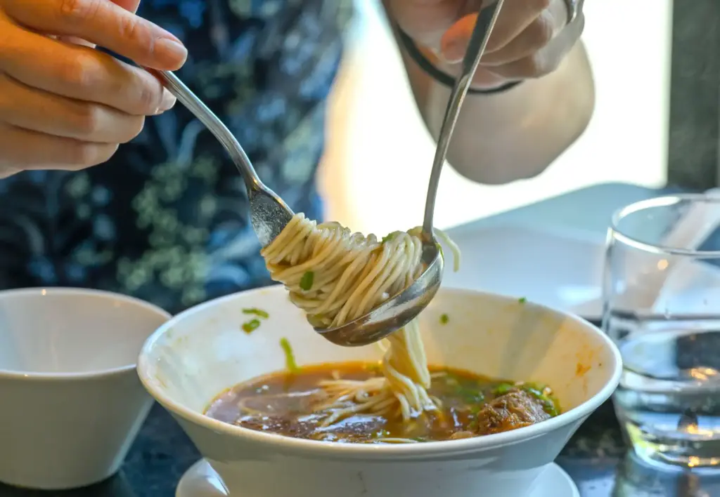 Braised Beef Noodle Soup; traditional Taiwanese beef stew with house-made...