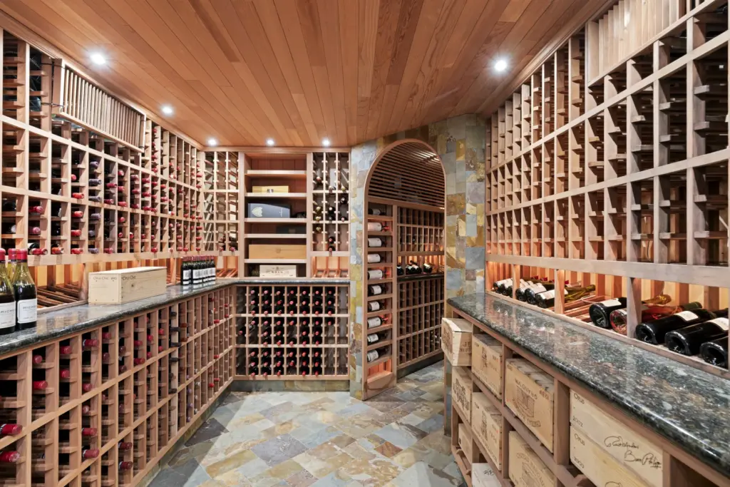The wine cellar. (Photo by Chris Snitko, Modern Take Media)