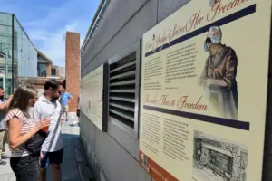 Federal government installs reworked panels about slavery at George Washington’s Philadelphia home