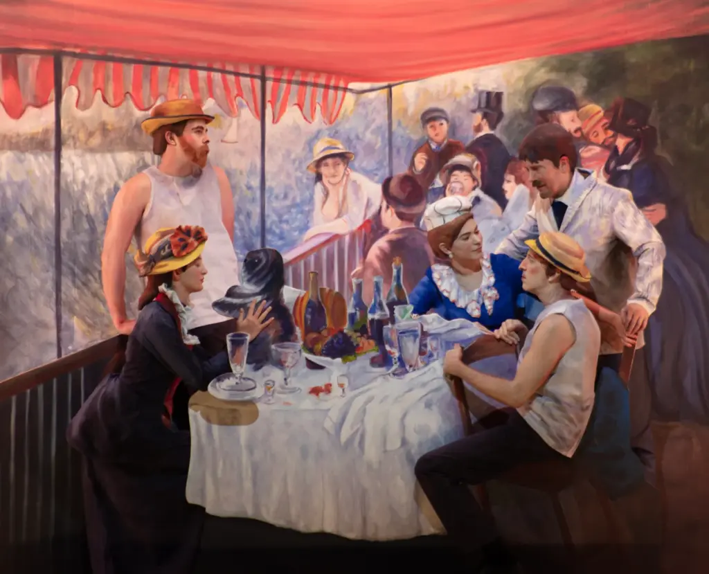 âLuncheon of the Boating Party,â an 1881 masterpiece by French...