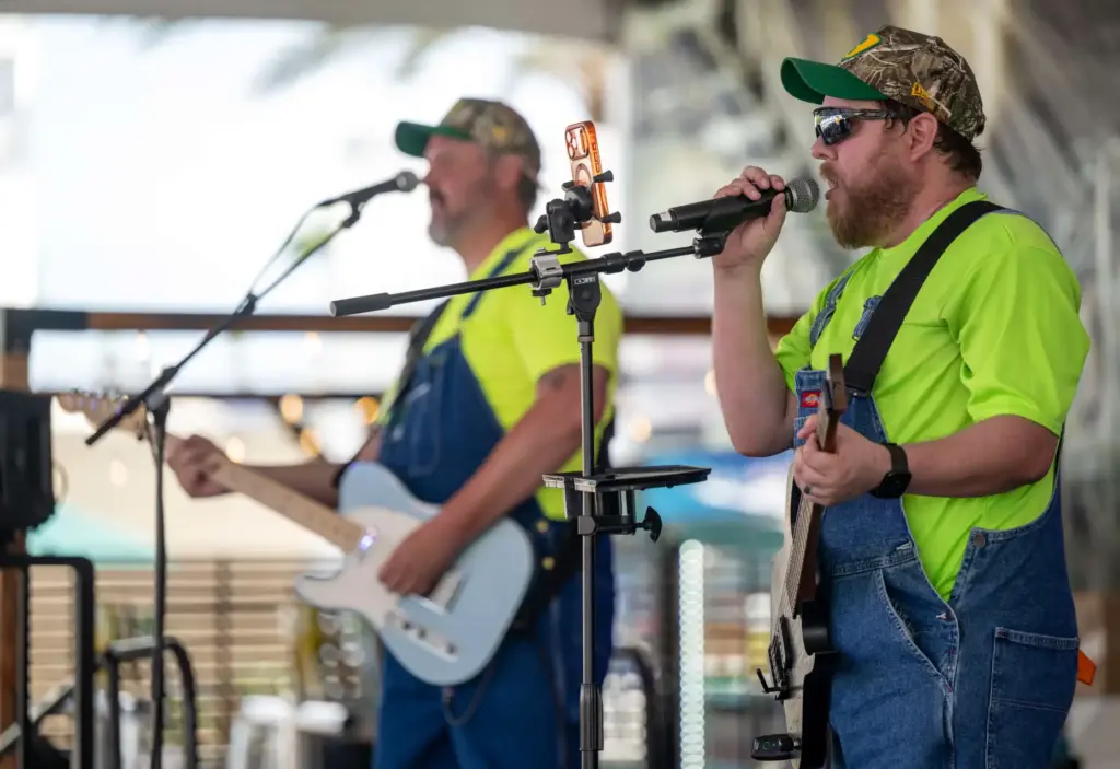 Buckeye Earl and the Pumpernickel Jam perform on the Plaza...