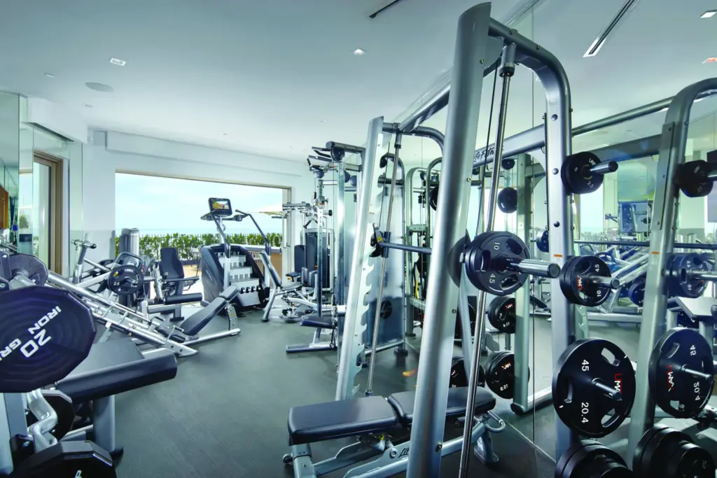 The gym. (Photo by Toby Ponnay)