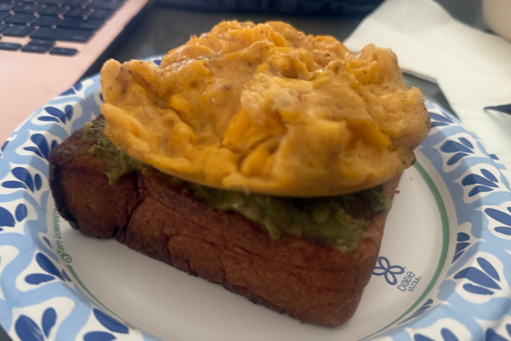 Avocado Toast from Loose Cannon Cafe in Glendale. (Carolyn Burt,...