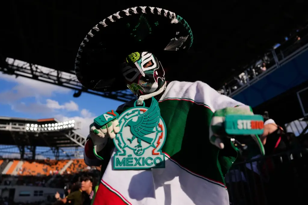 Mexico fan Ray Mysterio poses in Houston before a live...