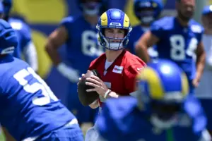 Rams training camp preview: QB Ty Simpson takes playbook to heart and to bed