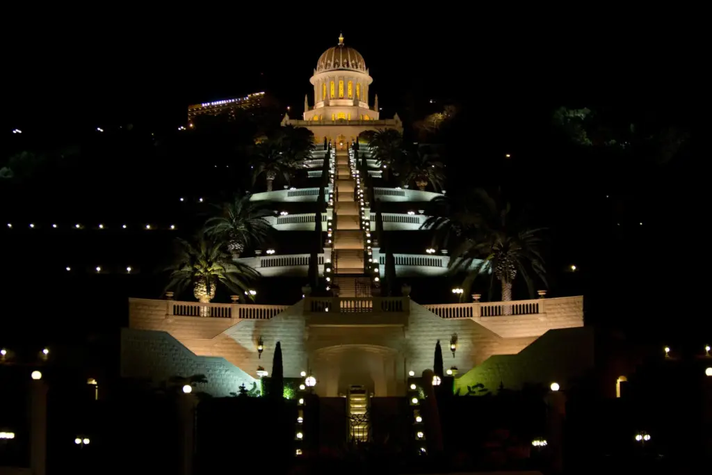 The Baha'i temple in the northern Israeli city of Haifa.
