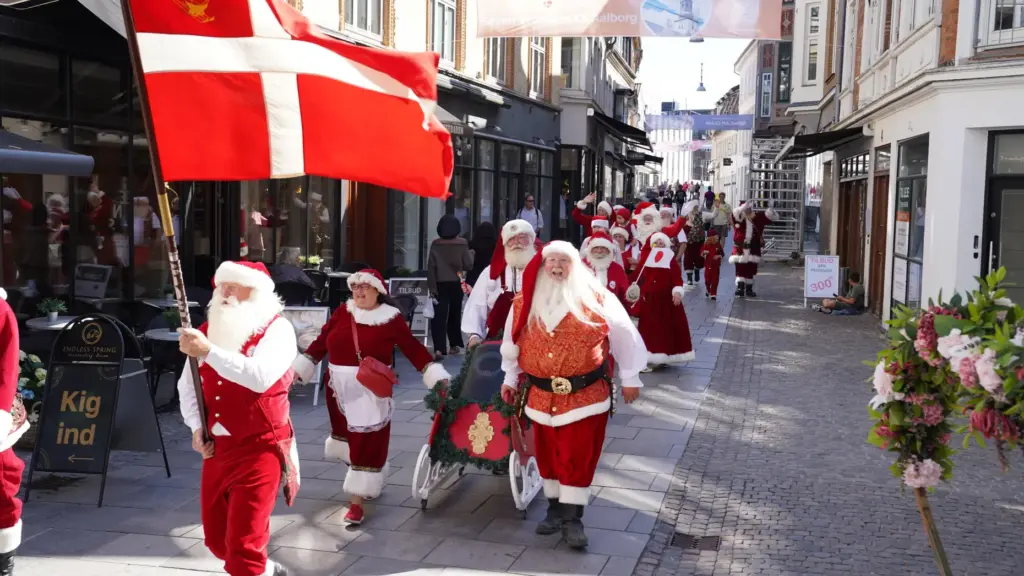 Santas, Mrs. Clauses and Christmas elves from around the world.